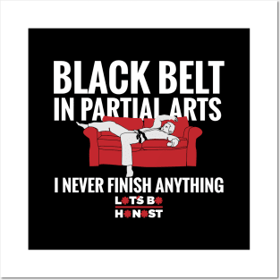 Black Belt In Partial Arts Posters and Art